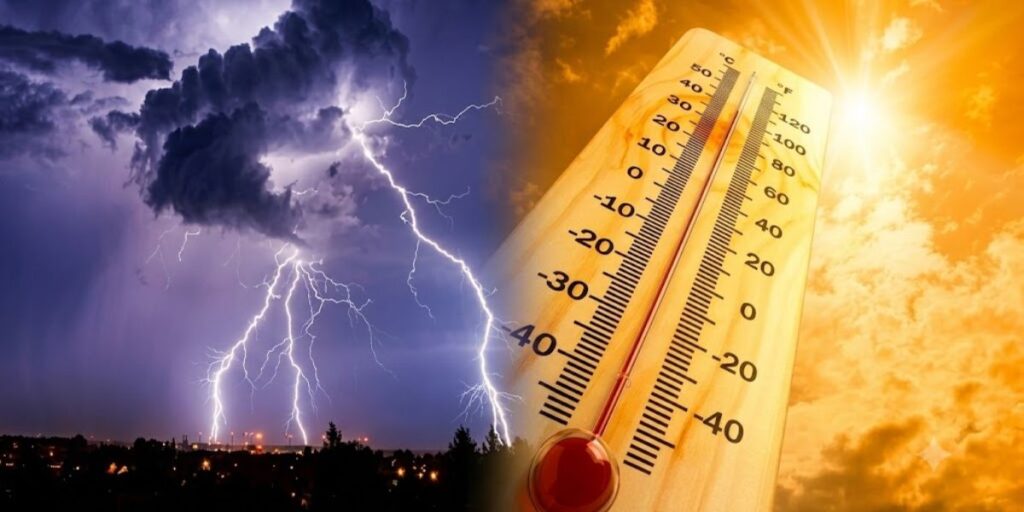 نشرة إنذارية: زخات رعدية وموجة حر وهبات رياح قوية بعدد من أقاليم المملكة يومي السبت والأحد. 2 meteo 1 7